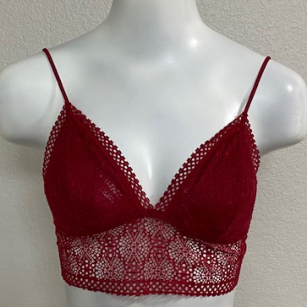 Victoria's Secret Red Lace Bralette